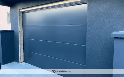 Montaža: UniPro SNP sekcijska garažna vrata – Maribor