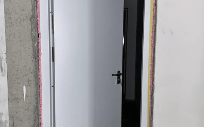 Montaža: Protipožarna kovinska vrata – Maribor