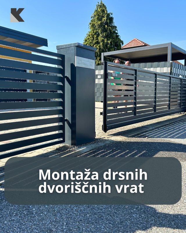 Antracitno siva. 6 metrov jekla. En pritisk.Wisniowski Modern AW.10.104 — samonosna drsna vrata v barvi RAL 7016, s pogonom skritim v stebru. Brez vidnih motorjev, brez tirnic v tleh, brez kompromisov.🔩 profilne letve 70 × 20 mm
📐 dimenzija 6000 × 1100 mm
🛡️ 10 let garancije proti rjavenju
⚡ pogon AWso-2000 v stebruBrezplačne meritve → link v bio.#drsnavrata #wisniowski #moderngate #ral7016 #antracit #ograjaslovenija #qualitygate #dvoriščnavrata #archdesign #minimalist #housegoals #kvalitetadoo #ugodnavrata #exterior #exteriordesign